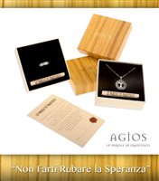 Melegnano - via V. Veneto, 5 - Ring Agios Precem in Silver AGPAN001BRU-15 - AGPAN001BRU-15